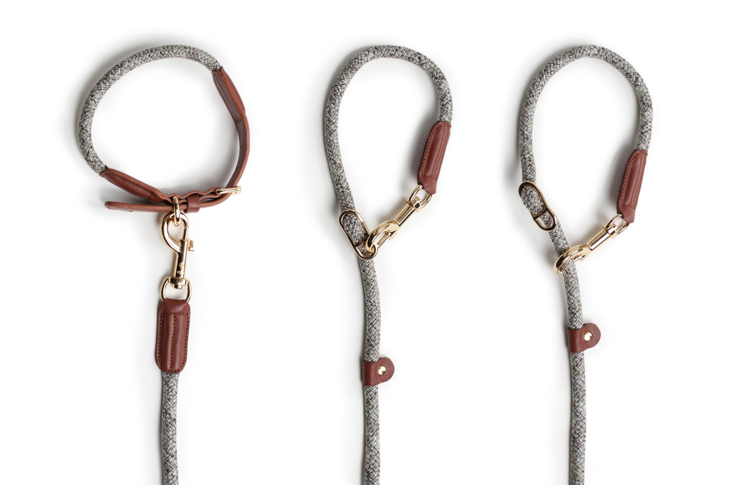 【High5dogs】Leader Leash Beige