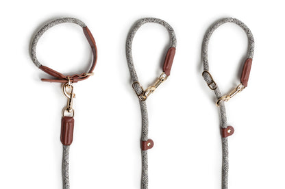 【High5dogs】Leader Leash Beige