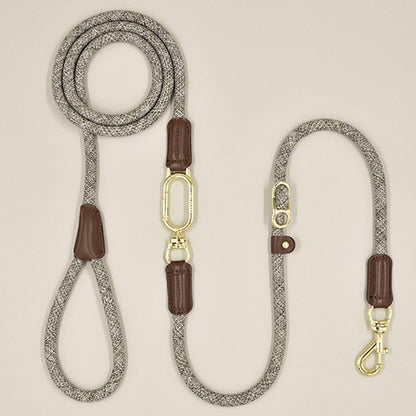【High5dogs】Handsfree Leash Beige（旧：CLIC shoulder leash）